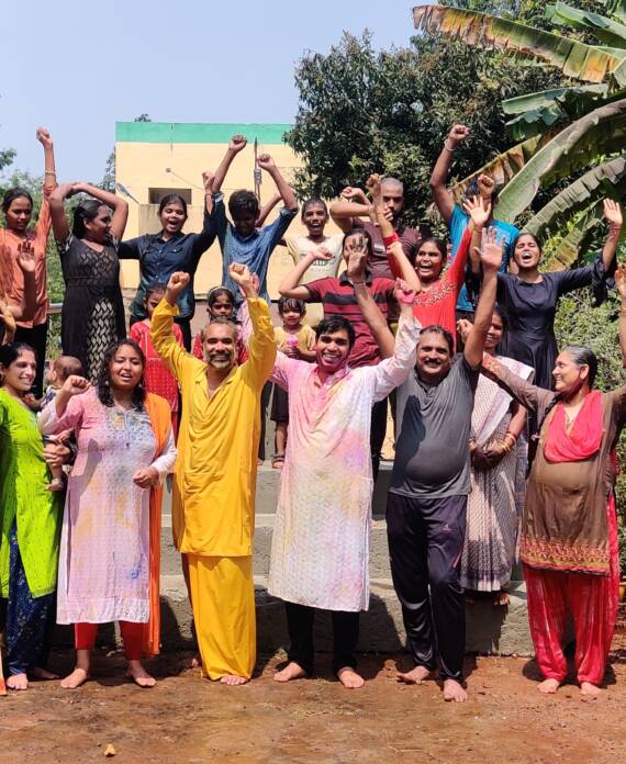 Joy at Chinmaya Community and Rura lSeva Centre